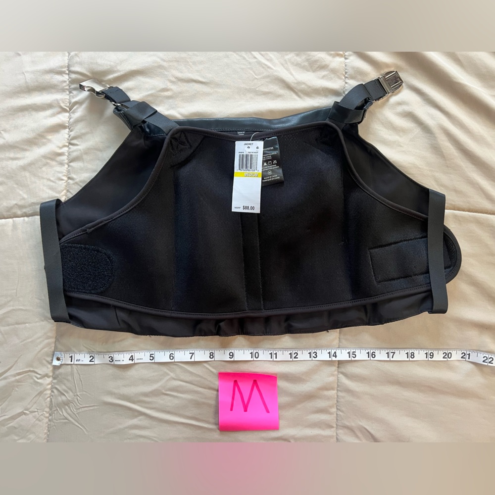 🖤 Blank NYC Vegan Leather Dog Vest | Edgy Pet Fashion - Picture 13 of 14